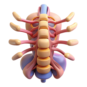 3D Abstract Organic Shape png