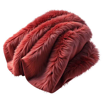 Red Furry Abstract Background png