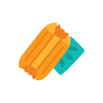 Traditional Tamale Icon Design Illustration vector