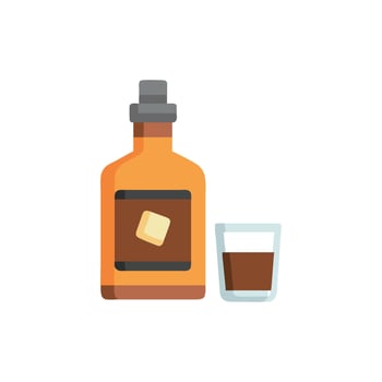 Rich Whiskey Icon Design vector