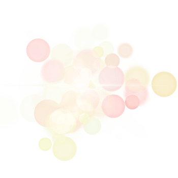 Glamorous golden dust bokeh illustration png