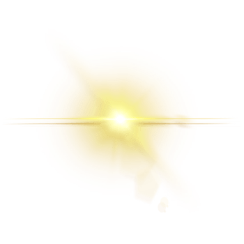 Golden starlight illustration png