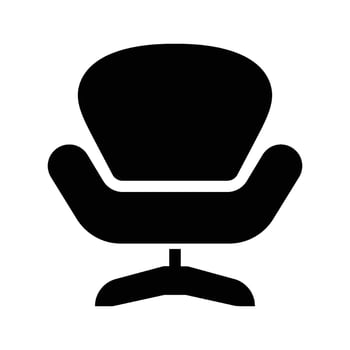 Wing chair icon design templates simple and modern vector