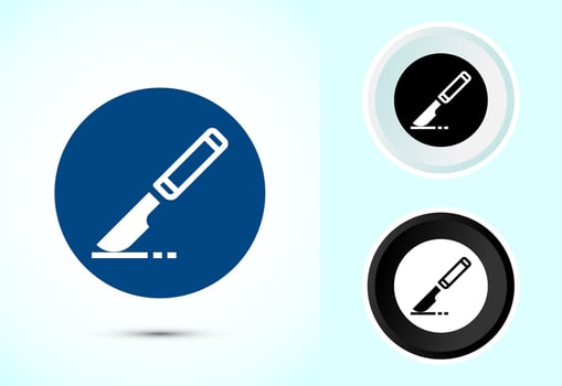 Surgeon surgery icon design illustration vector