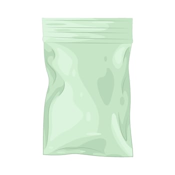 Illustration of Sealed bag vector