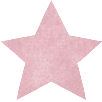 A pinkish-purple five-pointed star with a watercolor texture on paper. png