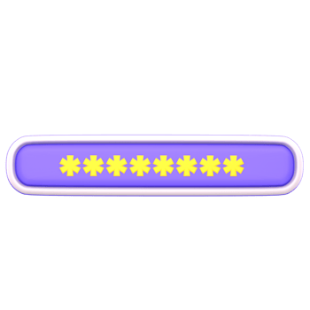 3d illustration password png