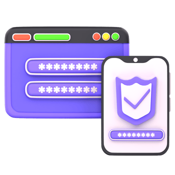 3d illustration two step verification png