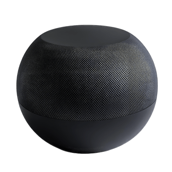 Black Speaker with Sleek Modern Design png