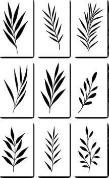 Set of leaves vector