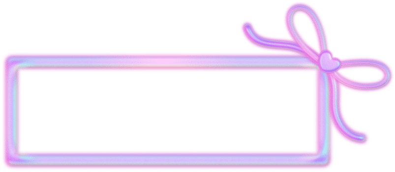 Coquette square frame png
