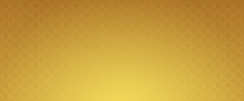 light gold pattern islamic background vector