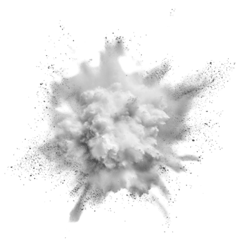 White Powder Explosion png