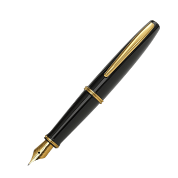 Black and Gold Fountain Pen png