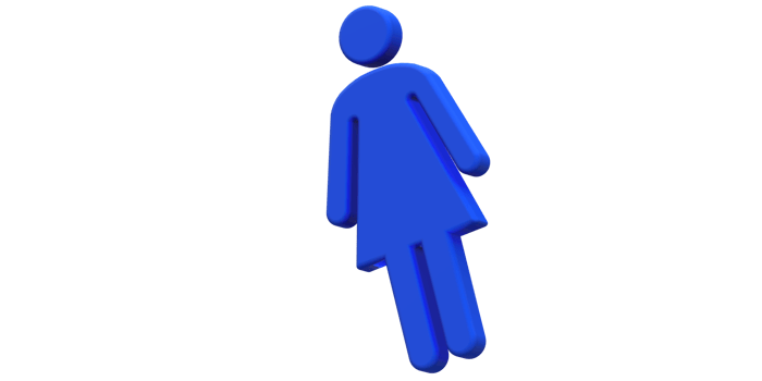 Female icon toilet sign png