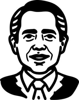 Illustration of Smiling Businessman for Professional Design Projects vector