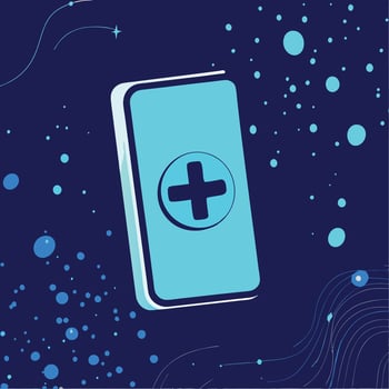 Mobile Health App Healthcare Access on the Go vector