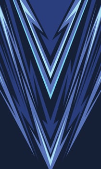 Abstract blue geometric stripes racing wallpaper for sublimation jersey vector