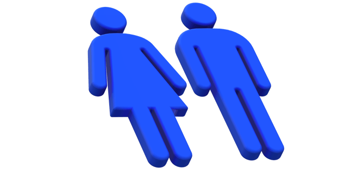 3D Male and Female Symbol set png