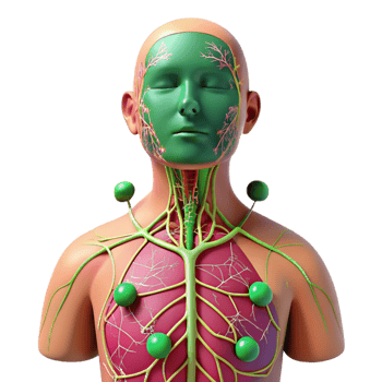 Human Lymph Node Anatomy Illustration png