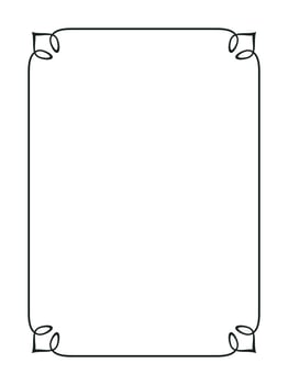 Decorative vintage frames design element design vector