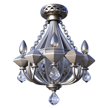 Crystal Chandelier with Chains png