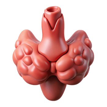 Abstract Isometric Render of a Blob png
