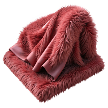 Soft Pink Furry Rug Texture png