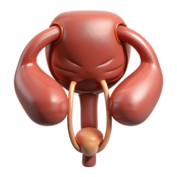 Isometric Model of Human Reproductive System png