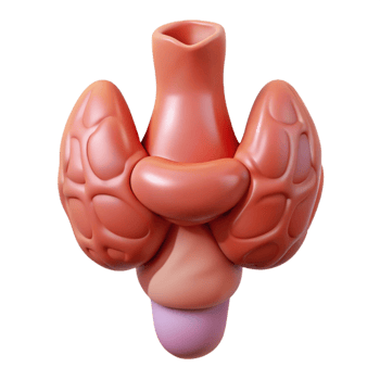 3D Model of Thyroid Gland png
