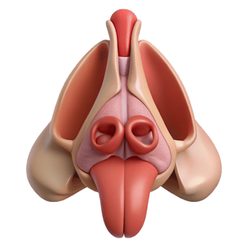 3D Cartoon Nose Illustration png