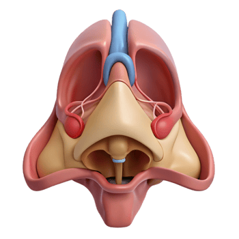 Isometric Model of Nasal Cavity Anatomy png