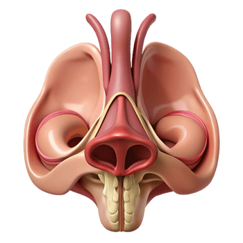 Isometric Illustration of Nasal Anatomy png