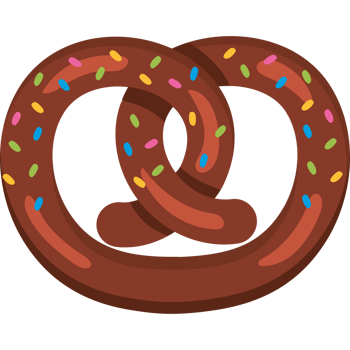 pretzel and chocolate png