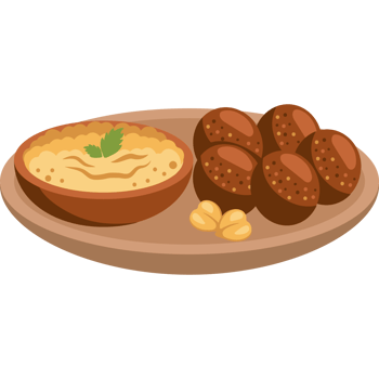 hummus day food illustration png