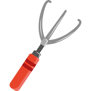 planting equipment pitchfork png