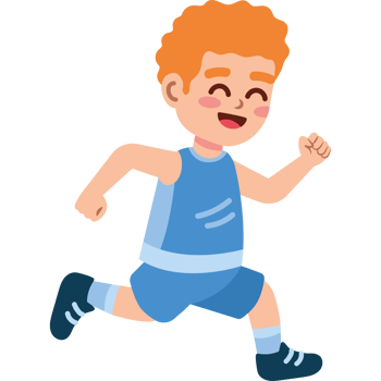 runner boy cartoon png