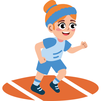 runner girl character png