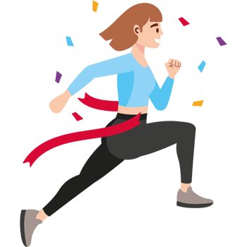 runner woman athlete png