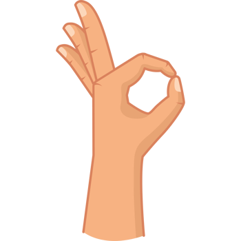 left handed making ok png