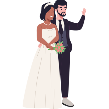 wedding couple in love png