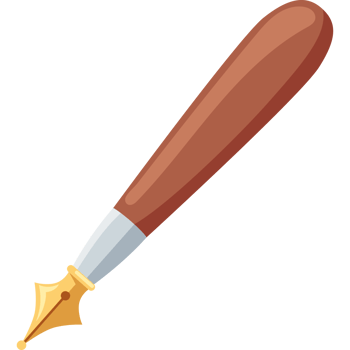 retro fountain pen png