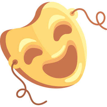 theater comedy mask png