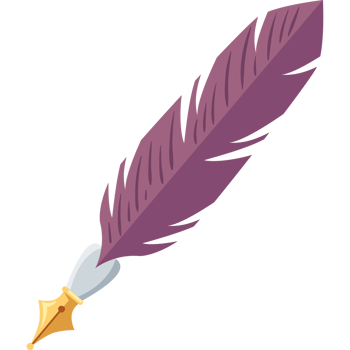 classic feather pen png
