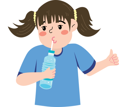 Refreshing Drink for Young Girl png