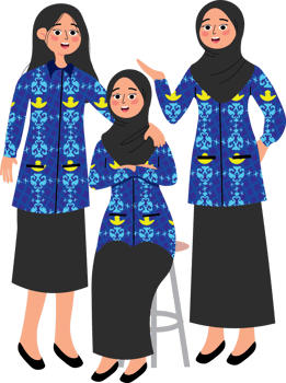 Dedicated Teachers Posing in Civil Service Attire png