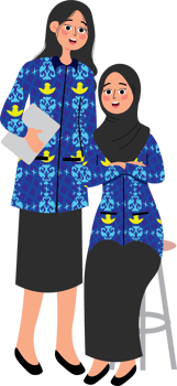 Teachers Group Wearing Traditional Blue Civil Uniform png