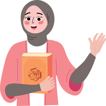 Ramadan Spirituality with Woman and Quran png
