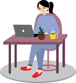 Home Office Setup for Data Analysis and Productivity png