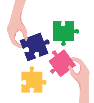 Hands Putting Together Jigsaw Puzzle png